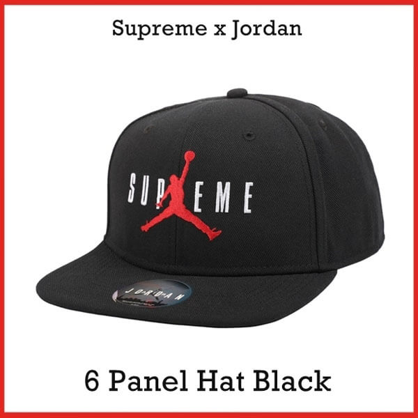 シュプリーム ジョーダン キャップ  偽物 シュプリーム ナイキ Air Jordan 6 Panel Hat Black fw20E21C0